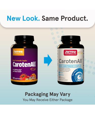 Jarrow Formulas CarotenALL Mixed Carotenoids Complex - 60 Softgels | Health & Wellness Supplement - Buy Online on GoSupps.com