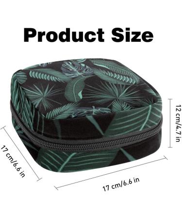 Shop Womens Napkin Storage Bag | Jungle Palm Design | Portable Menstrual Cup & Bandages | Ideal for Teens & Women - Buy Online on GoSupps.com