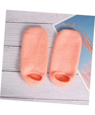 minkissy 2 Pairs Orange Sock Foot Softening Socks Moisturizing Socks Heel Sleeve Women Heel Repair Spa Socks Cracked Heels Guard Dry Feet Socks Womens Socks Hosiery Floor Socks Cosmetic - Buy Online on GoSupps.com