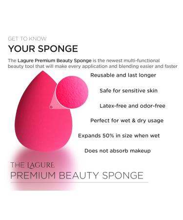 Beauty Sponge Makeup Blender - Latex Free Sponges for Flawless Application | International Shipping Available - Buy Online on GoSupps.com