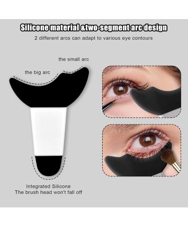 SAVITA 2pcs Eye Makeup Guard Tool Silicone Eyelash Guide Shield Mascara Makeup Tool Reusable Eyelash Makeup Tools for Women Girl (black) - Buy Online on GoSupps.com