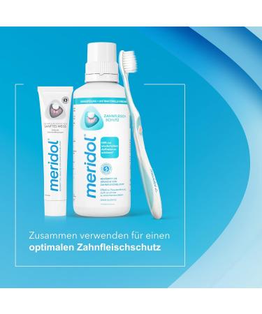 Meridol Toothpaste Gentle White 75 ml - Antibacterial Protection & Naturally White Teeth - Prevent Gum Infections (1-Pack) - Buy Online on GoSupps.com