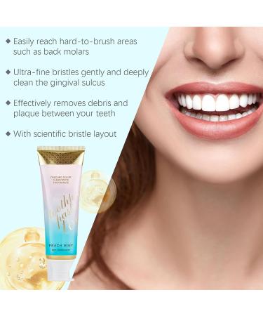 Radiant Whitening Toothpaste Remove Tooth Stains Fresh Breath Intensive Complete Care Repair and Protect (Peach Mint 1PCS) - Buy Online on GoSupps.com
