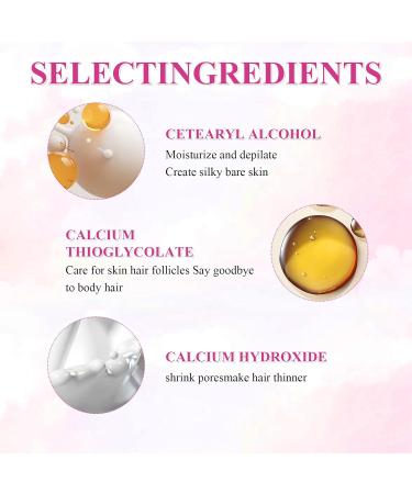 LINXINS Hair Removal Cream Sensitive Skin Bikini Area Hair Removal Cream for Genitals Painless Hair Remover for Sensitive Skin Underarm Area for Women Fast and Painless Depilation - Buy Online on GoSupps.com