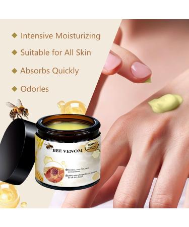 Buy Bee Venom Cream - Hydrating Moisturizing Cream for All Skin Types | 2024 Professional Formula - Buy Online on GoSupps.com