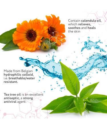 Acne Pimple Patch - 120 Pack Clear Zit Patches with Tea Tree & Calendula Oil | 3 Sizes for Face & Body - Buy Online on GoSupps.com