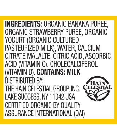 Earth's Best Organic Sesame Street Toddler Strawberry Banana Yogurt Smoothie - 4.2 oz Pouch (Pack of 12) - Buy Online on GoSupps.com