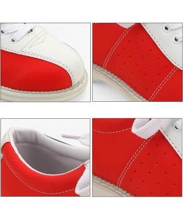 BOEBIZ Unisex Bowling Sneaker Anti-Skid Red Shoes | Plus Size 35-47 - Buy Online on GoSupps.com
