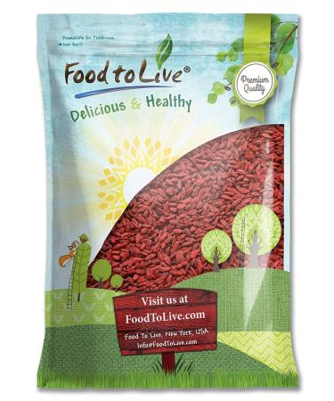 Goji Berries, 6 Pounds  Non-GMO Verified, Sun-Dried, Large and Juicy, Unsweetened, Vegan, Bulk. High in Iron, Vitamins A, and C. Fruit Snack. Perfect for Baked Goods, Tea, Smoothie, Yogurt, Oatmeal. 6 Pound (Pack of 1) - Buy Online on GoSupps.com