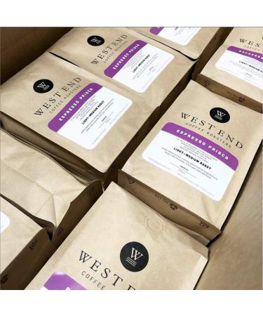 West End Coffee Roasters Espresso Prisca Medium Roast Whole Bean Ethiocally Sourced (12oz/340g) Espresso Prisca 340 g (Pack of 1) - Buy Online on GoSupps.com