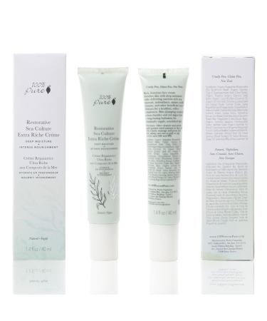 100% PURE Restorative Sea Culture Cr me | Nourishing Face Moisturizer for Dry Eczema & Sensitive Skin - Soothes Redness & Provides Long-Lasting Hydration - Buy Online on GoSupps.com