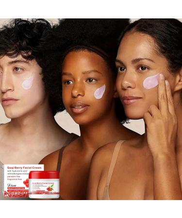 Goji Berry Facial Cream - Organic Moisturizing Face Cream for Dry Skin | Lasting Hydration & Anti-Wrinkle Benefits - Buy Online on GoSupps.com