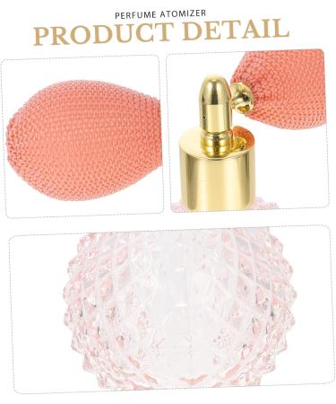 MAGICLULU Air Bag Spray Bottle Pump Terrarium Glass Containers Glass Perfume Bottle Mini Terrarium Cosmetic Makeup Dispenser Pink Make up Essential Oil Travel Crystal Glass 100 ml Pink - Buy Online on GoSupps.com