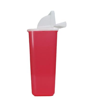 Oakridge 5 Quart Sharps Container (2 Pack) with Mailbox-Style Lid - CDC Certified - Buy Online on GoSupps.com