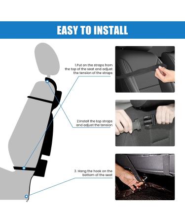 Car Back Seat Organizer with iPad Holder & 9 Pockets - Black | Kids Toy Storage & Water-Proof Protector - Buy Online on GoSupps.com