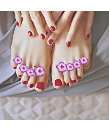 Pedicure Toe Separators - 24x Daisy Flower Shaped Gel Toe Spacers for Nail Salon & Art - Buy Online on GoSupps.com