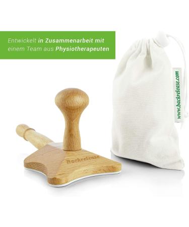 Back Release Trigger Point Massager - Wooden Acupressure Stick for Whole Body Pain Relief Tension & Fascia Care | International Shipping - Buy Online on GoSupps.com