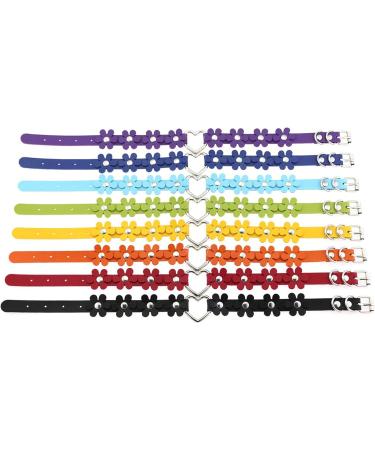 South Bieling Leather Flower Half Call Choker - Punk Heart Statement Jewelry for Women & Girls - Adjustable White Collar Gift - Buy Online on GoSupps.com