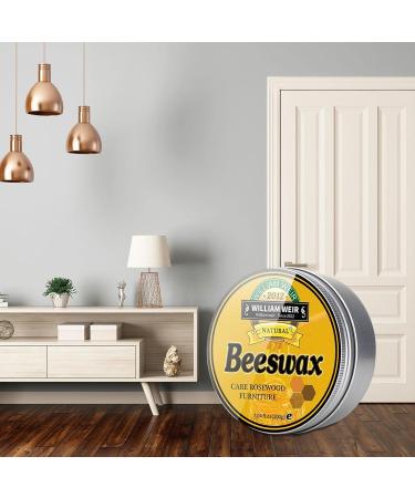 Wood Seasoning Beewax - 7oz Natural Furniture Paste Wax Water-Resistant Wood Conditioner Wax for Brightening Housewares - Buy Online on GoSupps.com