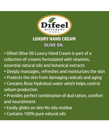 Difeel Hand Cream with Olive Oil - 1.5 oz (3-Pack) - Buy Online on GoSupps.com