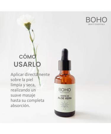 Boho Organic Aloe Vegetable Oil 50 ml Boho 200 ml - Buy Online on GoSupps.com