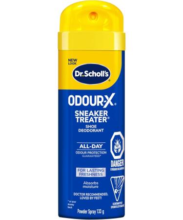 Dr. Scholl's Odour Destroyers Medicated Foot Powder 311 g & Odour-X Sneaker Treater Spray 133g Health Personal Care + TEXTILE_DEODORIZER 070847018919 - Buy Online on GoSupps.com
