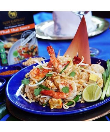 Blue Elephant Royal Thai Cuisine Pad Phad Thai Stir-fry Sauce - Best By Jul 6 2023 - 4.2oz (Pack of 3) - Buy Online on GoSupps.com