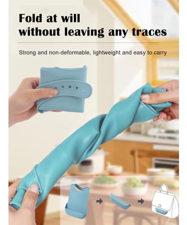 Waterproof Silicone Latz for Seniors | Adult Washable Apron with Velcro Fastener & Collecting Shell | Perfect for Disability Clothing Protection - Buy Online on GoSupps.com