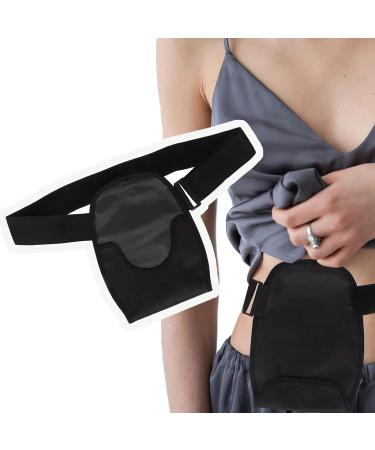 DHinkyoung Ostomy Bag Cover with Adjustable Fixation Band Waterproof Ostomy Shower Cover Ostomy Pouch Stretchy Colostomy Bag Cover for Elderly Colonoscopy Ileostomy Stoma Care Supplies (Black) - Buy Online on GoSupps.com