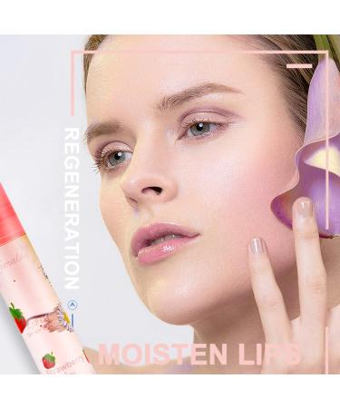 Prreal 6 PCS Fruit-Flavored Lip Gloss Fresh Lip Glaze Transparent Colorless Moisturizing Lip Lotion Lip Oil Gloss Liquid Lipstick Can Keep Your Lips Moisturized And Plumper For A Long Time Lip Care 6.3 ml (Pack of 6) - Buy Online on GoSupps.com