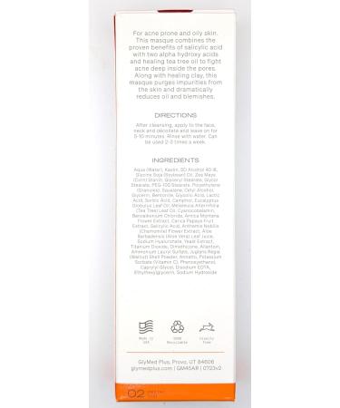 Glymed Plus Serious Action Masque 4 oz - Best Acne Treatment for Clear Skin | International Shipping Available - Buy Online on GoSupps.com