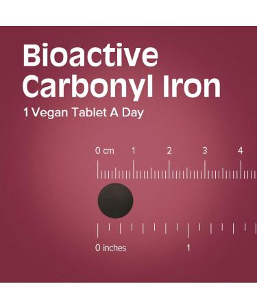 REMEDIATE Carbonyl Iron 65mg with Vitamin C | Gentle Iron for Energy & New Red Blood Cells | Vegan & Non-GMO | 60 Tabs - Buy Online on GoSupps.com