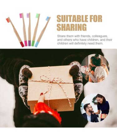 EXCEART 5pcs Soft Bristle Toothbrushes - Durable & Practical Children's Toothbrushes for Gentle Cleaning - International Shipping Available - Buy Online on GoSupps.com