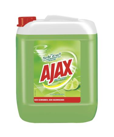 Ajax all -purpose cleaner Citrofischen 10L - cleaner for cleanliness and freshness ideal for office company practice or at home in the practical canister