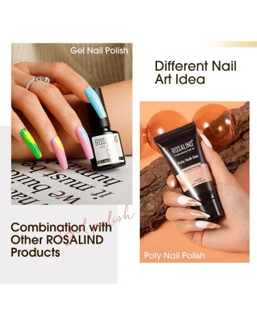 Buy Rosalind Top Coat Gel Set - UV Shellac Base & Matt Top Coat for Nail Art | 8ml Color 01 - International Shipping - Buy Online on GoSupps.com