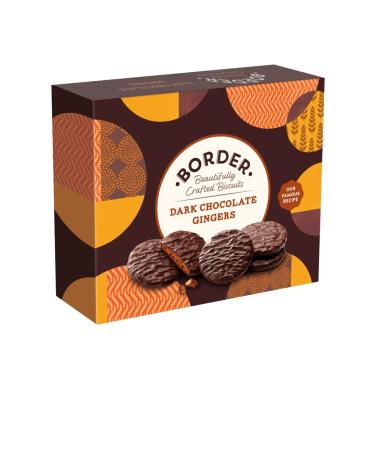 Border Dark Chocolate Gingers 255g from the UK (2 pack)