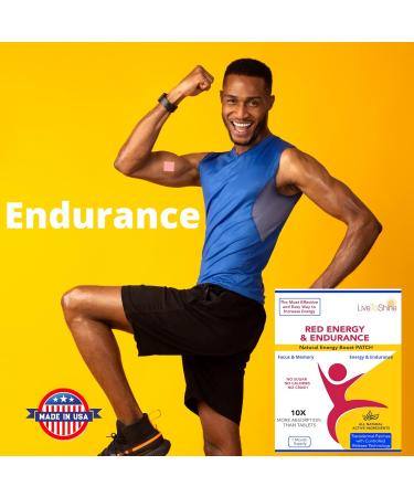 Red Energy & Endurance Patch - Natural USA-Made Energy Booster - 30 Patches for Optimal Performance - Buy Online on GoSupps.com