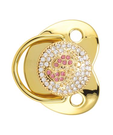 Bling Baby Pacifier - Anti-Static Gold Pacifier for Newborns & Toddlers (6-18 Months) - Perfect for Outdoor Use | Shop Now! - Buy Online on GoSupps.com