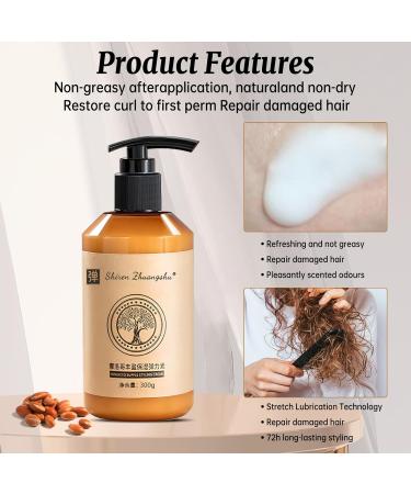 300ml Moroccan Volume Conditioner for Curly Hair | Moisturizing & Elasticity | Long-Lasting Care for Dry Damaged Hair | Shiren Zhuangshu - Buy Online on GoSupps.com