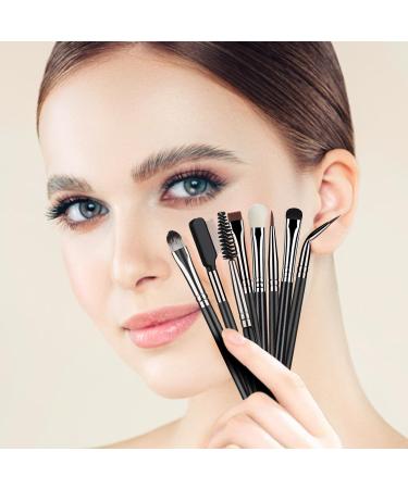 Buy KINGMAS 8Pcs Eyeshadow & Eyeliner Brush Set - Premium Makeup Tools for Women & Girls | International Shipping Available - Buy Online on GoSupps.com
