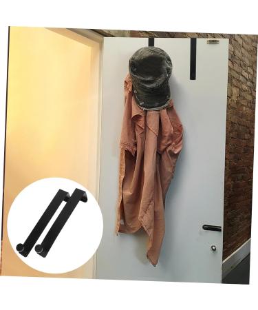Alipis 2pcs Door Hook Hooks Clothes Hangers Clothes Rack Punch Hook Door Hanger Iron Heavy Towel Hook - Buy Online on GoSupps.com