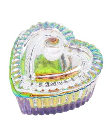 2pcs nail glass crystal cup transparent nail polish clear glass cups nail tools dappen dish with lid Crystal Dappen Dish glass jar with lid nail crystal glass cup nail liquid cup 4X4cm Transparent Color 1