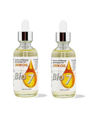 Bio 7 Skin Oil Skin of Nature: Biomimetic Oil 2 fl oz / 59ml (Pack of 2)