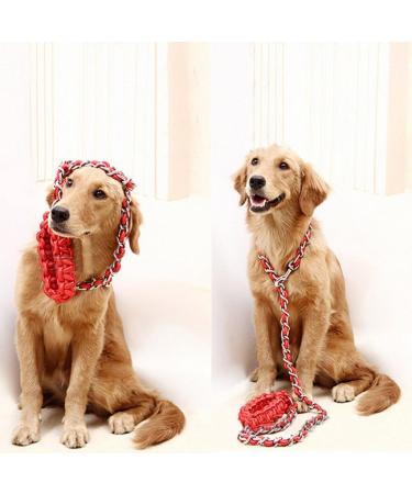 ZHAIQIUYAN Durable Twisted Anti-Bite Leash for Large Dogs - Red | Best International Shipping - Buy Online on GoSupps.com