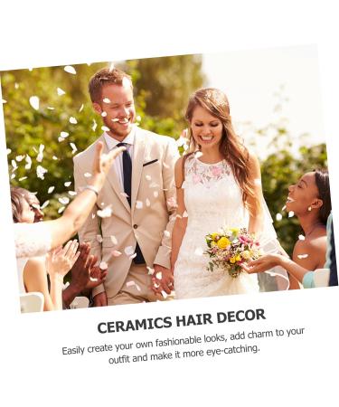 FRCOLOR 1pc White Bridal Comb White Hair Clips Pearl Headpiece Bridal Headdress Bride Headdress for Wedding Decorative Hair Combs Bride Hair Clip Hair Jewelry for Wedding Bridal Hair Alloy - Buy Online on GoSupps.com