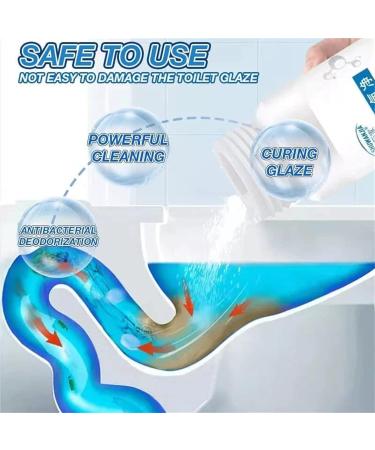 Toilet Active Oxygen Agent Multifunctional Toilet Sink Cleaning Stains Remover Powder Toilet Bowl Stains Cleaners Powerful Pipe Dredging Agent - Buy Online on GoSupps.com