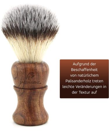 JAG Shaving Razor Set | Sustainable 3-Part Wooden Razor & Synthetic Hair Brush | Double Edge Blades for Men & Women | Eco-Friendly Shaving Stand - Buy Online on GoSupps.com