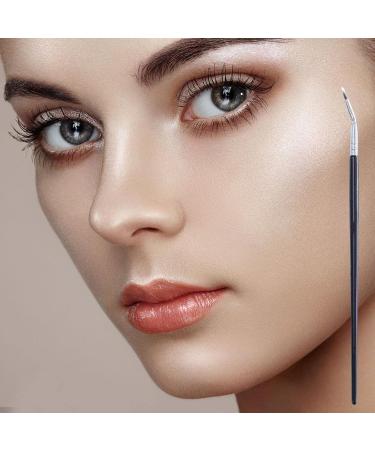 Angled Fan Eyelash Brush | 120 Degree Bent Eyeliner Brush | Angled Fan Eyelash Brush Eyelash Comb Cosmetic Brushes Eyelash Separator Bent Applicators for Detail Tosier - Buy Online on GoSupps.com