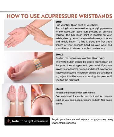 Nausea Relief Motion Sickness Bands | Anti-Nausea Wristbands for Adults & Kids | Morning Sickness Relief Bracelets (Medium M-Yellow) - Perfect for Travel & Pregnancy - Buy Online on GoSupps.com