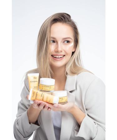Delia Cosmetics Vitamin D3 Precursor - Strongly Lifting and Firming Mask All Skin Types Acne Skin Hydrating Minimisng Fine Lines Retinol Niacinamide Tumeric Coconut Oil 50ml - Buy Online on GoSupps.com